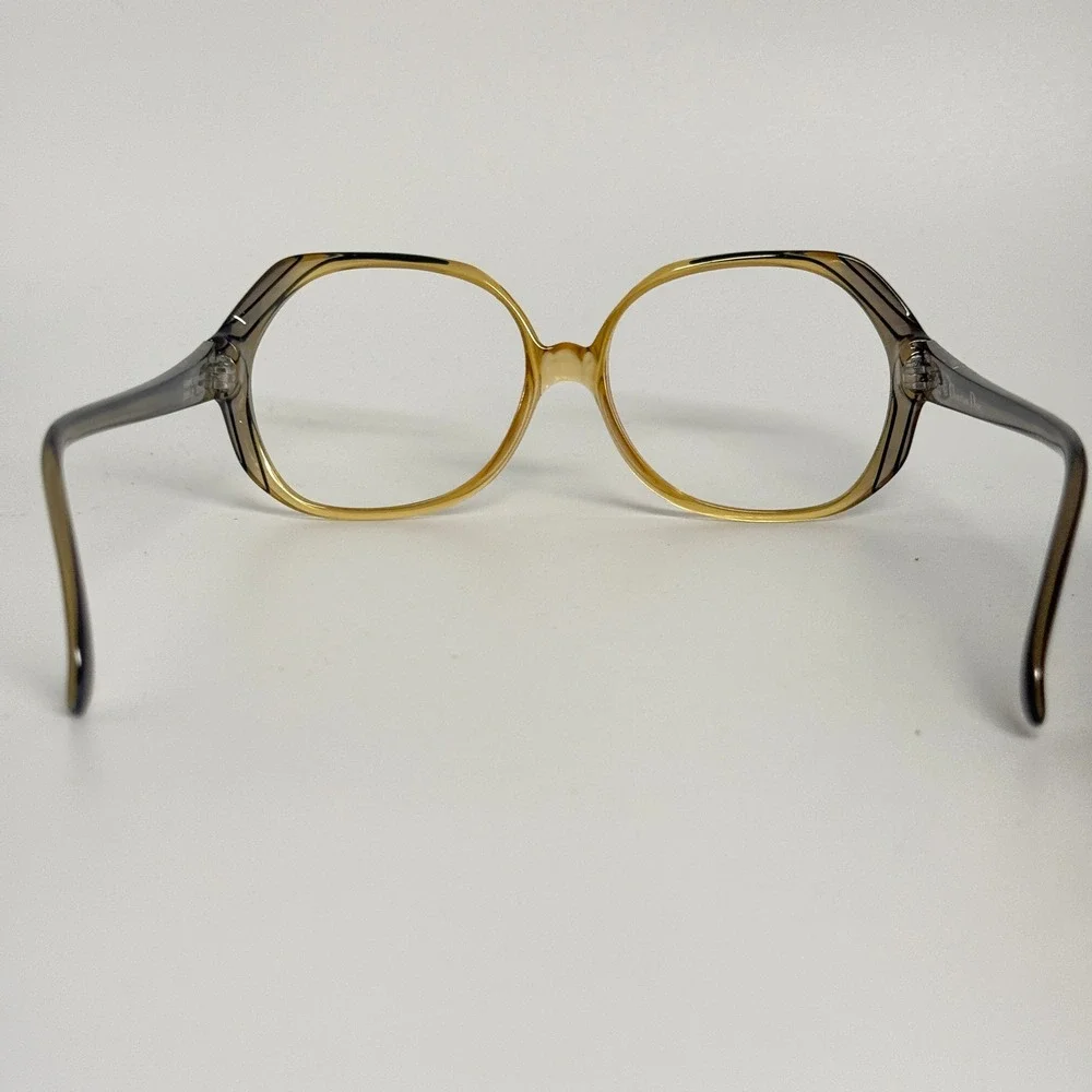 Christian Dior Vintage 2035 20 Optyl Oversized Eyeglasses‎ Frame Germany Brown